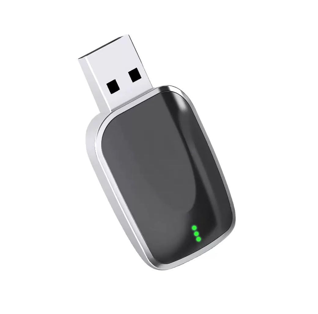GuriDo Wireless CarPlay Adapter for Acura TLX RDX MDX, Wireless Android Auto Dongle Smart Car Converter Plug and Play No Delay Auto Connect,A/Silver
