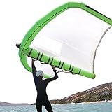Cometa de surf inflable para kitesurf, ala de aluminio ligera y estable para principiantes en esquí de nieve y deportes acuáticos