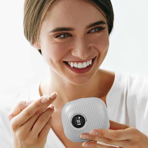 Limpiador de lentes de contacto, máquina de limpieza inteligente para lentes de contacto blandas y duras, dispositivo de cuidado visual diario recargable para vacaciones, hogar, dormitorio, al aire - imagen 3