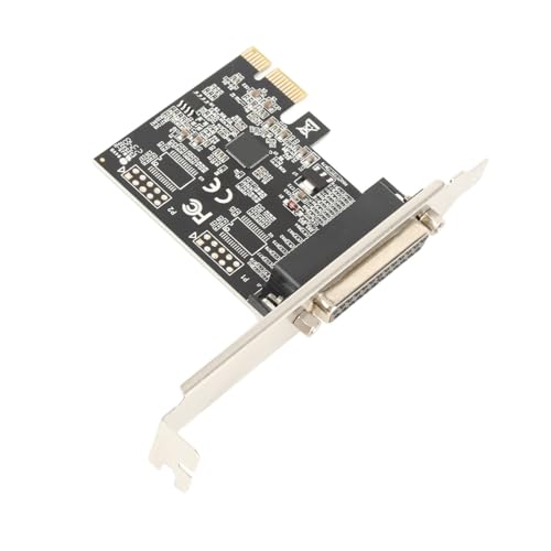 Generic PCI Express x1 to Parallel Port Expansion Card, IEEE 1284 Compliant PCIE Printer Adapter with High Performance, for Label Machines Printers POS Machines