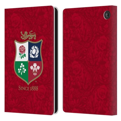 Housse Amazon Fire 7 2022 British and Irish Lions en cuir édition réplique 2025