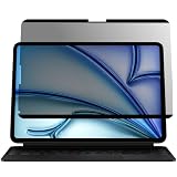 LOE(ロエ) マグネット式 iPad 覗き見防止フィルム iPad Air 11 M3 第7世代 2025用 air 11インチ M2 第6世代 2024用 フィルター 反射防止 横向きタイプ アイパッド エア 11 プライバシーフィルター 1枚