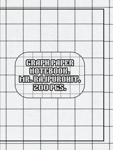 Cahier à petits carreaux graph paper notebook A4 pour dessin technique et notes