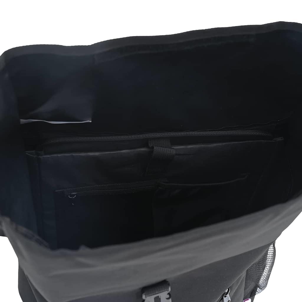 Torba rowerowa czarna z poliestru 33 x 16 x 60 cm z antypoślizgowym pokrowcem na siedzisko i ergonomiczną wyściółką żelową do trekkingu, miasta, MTB, roweru elektrycznego i długich tras