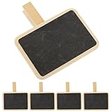 Étiquette tableau noir en bois – pour fournir des informations sur les plats à vos invités ou pour les aider à identifier les boissons lors d'un cocktail !