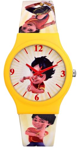 Image of Acnos Character Kid's Happy Colorful Water-Resistant Durable Watch for Boys Kids Boy with Fun Designs Adjustable Strap Positive Messages Watch for Kids