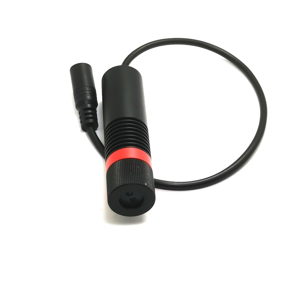 Módulo láser rojo cruzado clase II de 660 nm 5 V, 20 x 80 mm, localizador de madera para marcado láser