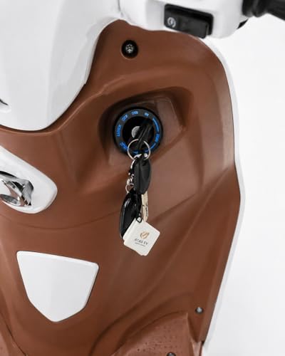 Image of Booster Electric Scooter | 70+ KM Range | 60V 30Ah Lead Acid Battery | BLDC Motor| 12-Inch Tubeless Tyres | Dual Disc Brakes | NFC Start | Anti-Theft System | 45 km /h Top Speed | Glacial White