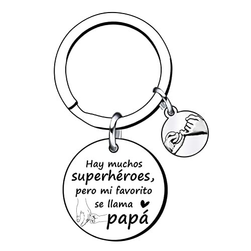 VZIUYTRE Llaveros Papá Regalo Papá Navidad Regalo Papa Regalo De La Hija A Papá Regalo Del Hijo Para Papá Regalo De Papá Para Acción De Gracias Regalo De Acción De Gracias Para Papá