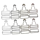 Fermoir à boucle globale - taille compacte et conception légère, le bouton des bretelles peut être facile à prendre et pratique à ranger, attaches pour vêtements