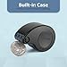 Carson TriView 3X/5.5X/8.5X Folding Loupe Magnifier with Built-in Case (TV-36), Black