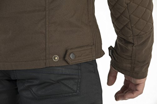 Overlap Giubbotto Moto Uomo Phil 2 Brown Taglia S