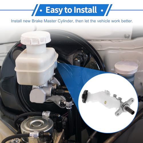 VekAuto 1 Pcs Brake Master Cylinder for Honda HR-V 2016-2019 Durable Aluminum Alloy,Plastic Engine Compartment Hydraulic Master Cylinder with Reservoir by VekAuto - Used condition - Image 7