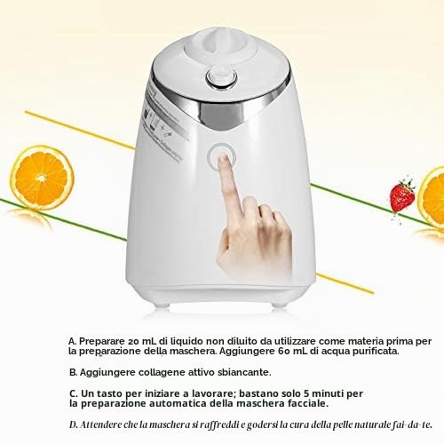Maschera facciale macchina, Macchina per Maschera Facciale Mask Maker Naturale Cura del viso Macchina Bellezza per Fai Te Maschere Di Frutta e Verdura (EU)