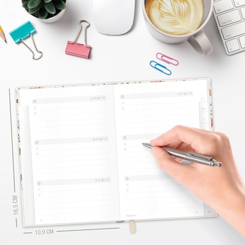 Carnet de mots de passe A6+ avec index A-Z "Wild Blossoms" – vue 5