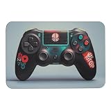 BVNMT Wasserabsorbierende Matte Spielkonsole Ing Bedruckte rutschfeste Bodenmatte Kieselgur Schlammmatte für drinnen und draußen, 60 x 40 cm
