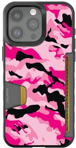 Smartish - Hot Pink Havoc - iPhone 15 Pro Max Wallet Case - Wallet Slayer Vol 1 [Slim + Protective] Credit Card Holder - Fits iPhone 15 Pro Max