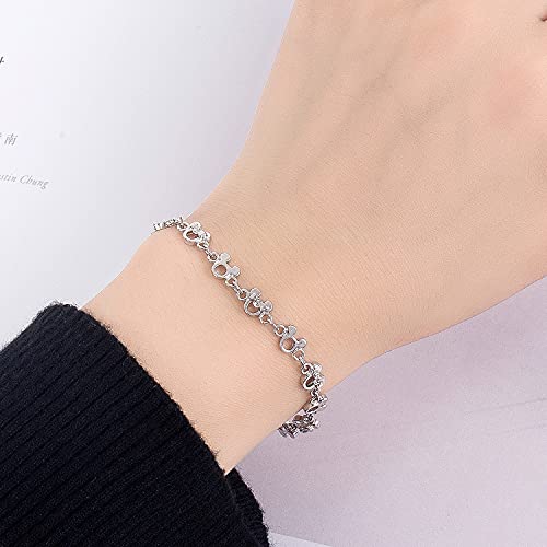 Fashion Cute Mickey Bracelet for Women 925 Sterling Silver Adjustable Charm Jewelry Gift Birthday Gift For Women Wife Her2