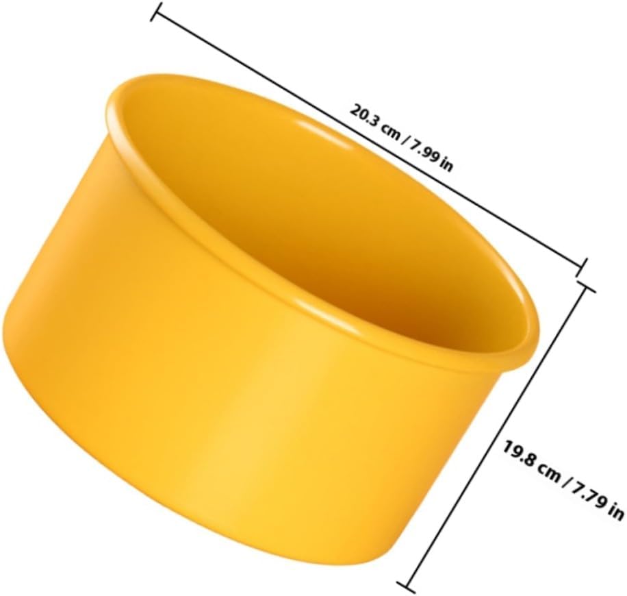 Cabilock Detachable Non-stick round Baking Pan 8-inch Chiffon Cake Mold Microwave Safe Household Bakeware Tray for Kitchen