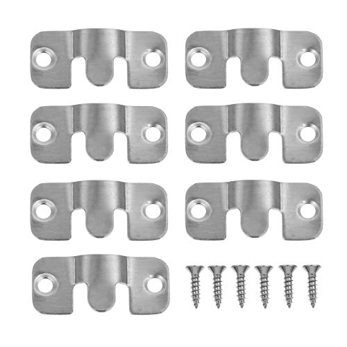 Cabilock Kit de 10 conjuntos de ganchos para pendurar com moldura para foto, kit de pendurar com par