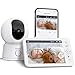 ARENTI Babyphone Camera Bébé, Baby Phone Vidéo Connecté Smartphone, Baby Moniteur Vidéo avec VOX, Détection de Température, Alertes Intelligentes/Vision Nocturne/Suivi Automatique