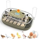 Egg Incubators Incubator for Hatching Eggs 24 Eggs Egg Incubator for Lab Home Farm with Automatic Egg Turning...