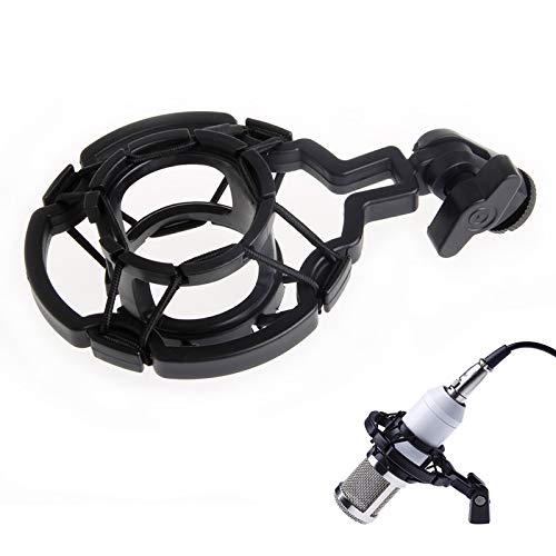 ＊ショックマウント マイク 金属製 ブラック Amazon.co.jp: Boseen ユニバーサルマイクショックマウント