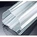 5 Pcs Fiberglass Daylighting Panels, Clear Roof Sheet, Corrugated Roofing Sheets, Replacement Roofing Tiles,Greenhouse Garage Roofing Panel(130x90cm(51.2x35.4in))