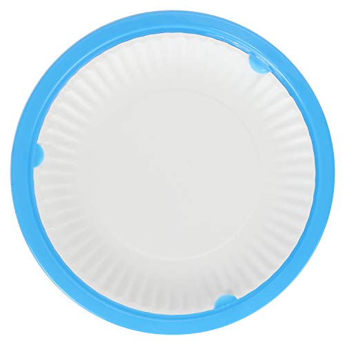 Trenton Gifts 10-Inch Reusable Plastic Paper Plate Holders, Picnic Supplies (12 Set - Assorted Colors) #TOP3