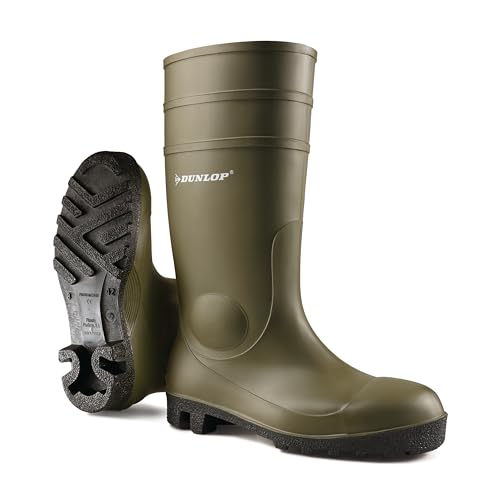 Dunlop Protective Footwear Protomastor Full Safety Unisex adulto Stivali di gomma, Verde 37 EU
