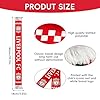 Ellxen England Football Scarf for 2026 World Cup, Party Decoration Supporters Gear, Ideal for Fans Football Match, Scarf for League Champions, 14X140cm Red and White Perfect Arsenal Gifts (Red) #1