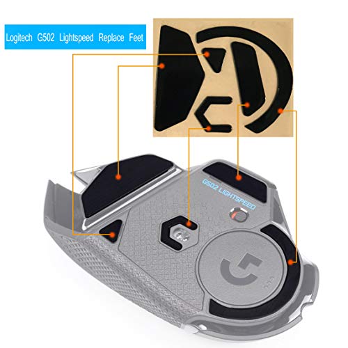 Quartet trade Mouse Skatez/Mouse Feet for Logitech G502 Lightspeed Wireless Gaming Mouse - Thumbnail 5