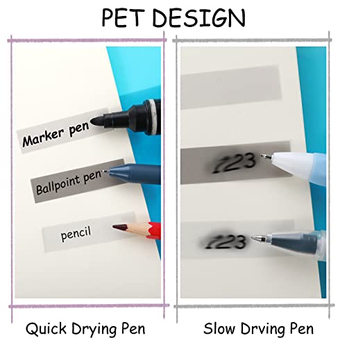 600 Stück Haftnotizen Tabs Haftstreifen Transparent Selbstklebende Haftmarker Sticky Tabs Aesthetic Haftstreifen Pastell Annotating Tabs Seite Marker Pagemarker Set Für Seiten Markierung