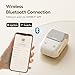 NIIMBOT B1 Barcode Label Maker, Bluetooth Thermal Label Printer, Portable Sticker Maker for Home Organization, Mailing, Bakery,Grocery, Small Business, Compatible with Phone Computer,Sky Grey