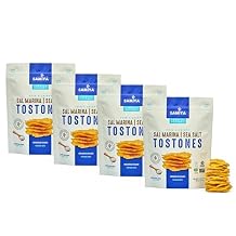 Samiya Plantain Chips | Sea Salt | Crunchy Tostones Snack | All-Natural, Gluten-Free NON-GMO Kosher OU | Vegan & Soy-Free | Thin Crispy Plantain Chips | No Artificial Ingredients | 5.3 Ounce | 4 Pack