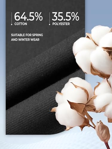 NORTHYARD Men's Cotton Athletic Jogger Sweatpants with Zipper Pockets Running Workout Gym Tapered Pants Comfy Lounge Pants4