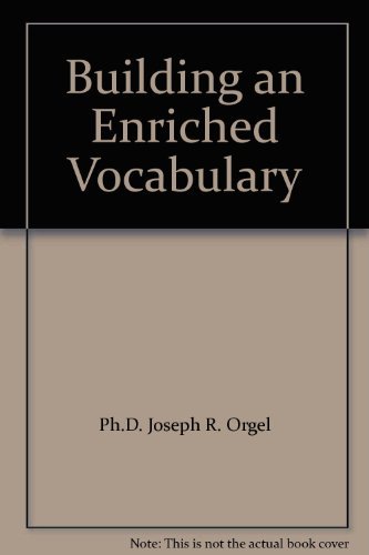 Building an Enriched Vocabulary 0871055112 Book Cover