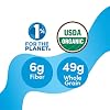 Kashi Cold Breakfast Cereal, Vegan, Organic Fiber Cereal, Island Vanilla, 16.3oz Box (1 Box)