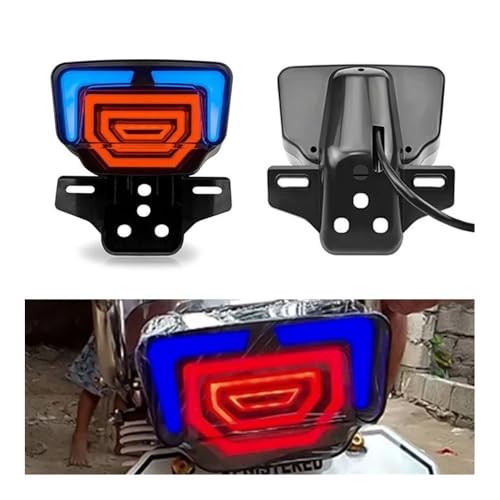 Feu arrière de moto à LED résistant aux pannes de stop
