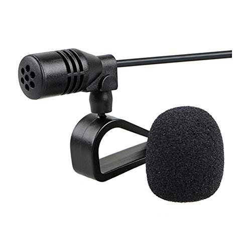 Car Microphone 3.5mm Stereo External Mic Car Radio Microphone Compatible with Kenwood Boss Corehan Power JVC Sony Jensen Alpine Vehicle Head Unit car Stereo Enabled Audio GPS DVD - image 5