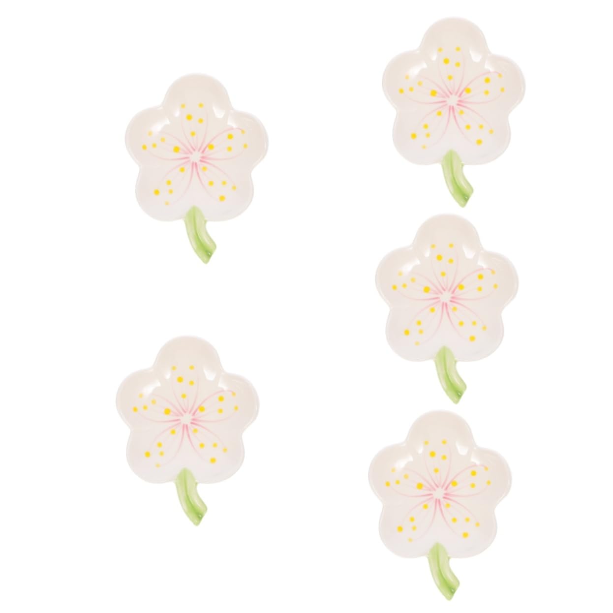 BESTOYARD 5stücke Blumenförmige Seifenablage Elegante Seifenschale Für Handseife Kosmetik Und Badezimmerorganisation Leicht Zu Reinigen Robust Und Stilvoll Für Jeden Badezimmerstil
