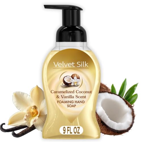 Velvet Silk Foaming Hand Soap Caramelized Coconut & Vanilla 9 fl oz image 2