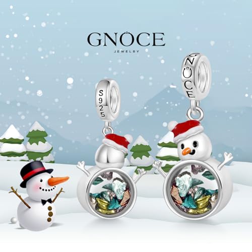 Image of GNOCE Christmas Charm Silver Plated & Sterling Silver Bracelet Gift