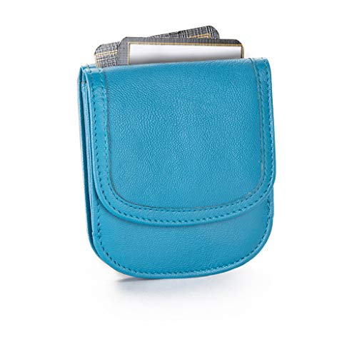 Taxi Wallet - Soft Leather, Blue Moon – A Simple, Compact, Front Pocket, Folding Wallet, That Holds Cards, Coins, Bills, Id – For Men & Women #TOP23