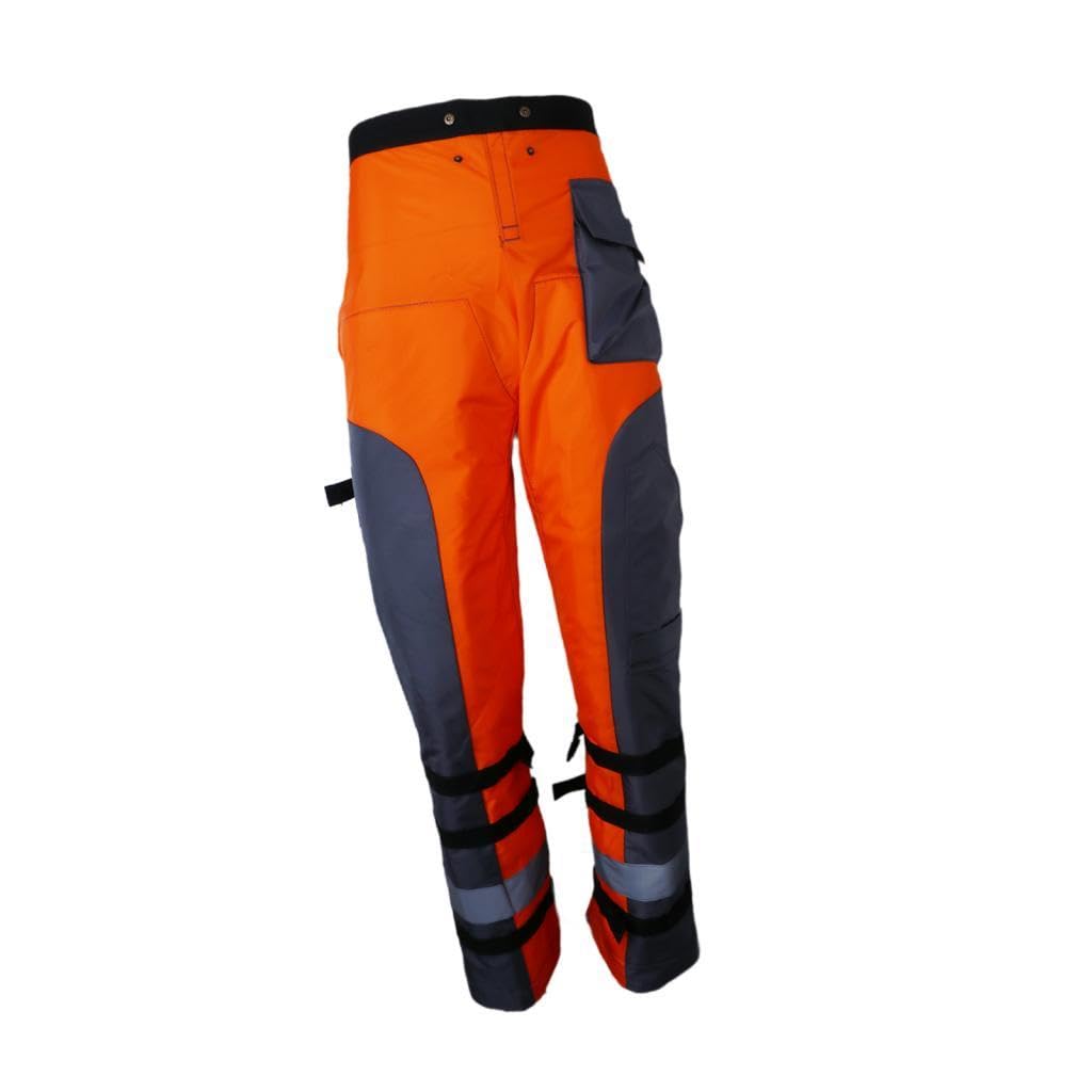 Chaps Chainsaw Chaps Chainsaw Chaps Grembiule Wrap Uomini Donne Motosega Attrezzatura di Sicurezza L Arancione