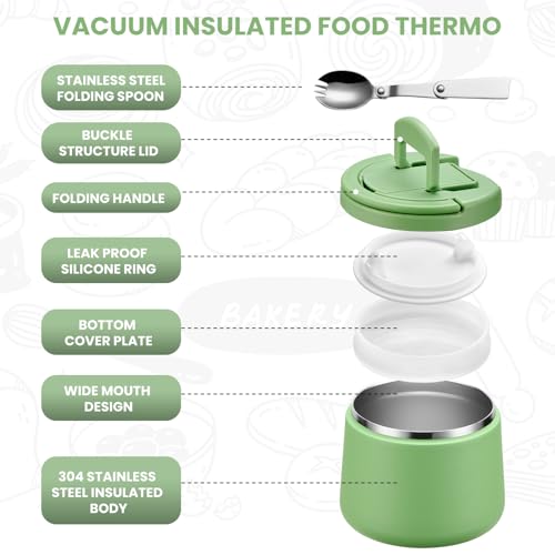 53% Off Itslife Vacuum Insulated Hot Food Jar with Spoon - Image 3