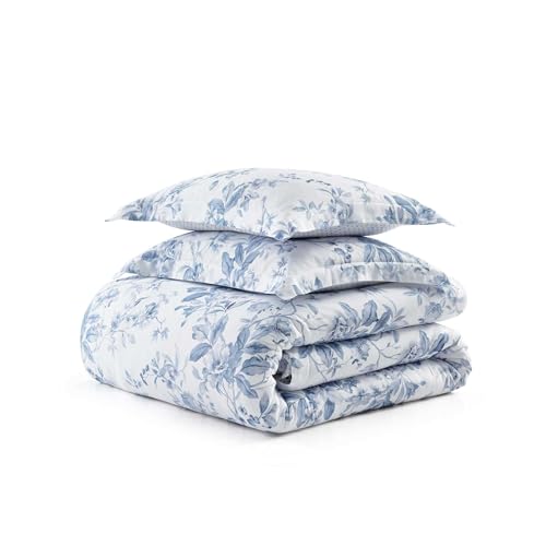 Martha Stewart - Twin Duvet Cover Set with Shams, Cotton Sateen by Martha Stewart - Used condition - Image 8