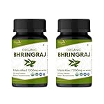 Bhringraj 120 Tablets | Eclipta Alba (Bhringraj) | USDA Organic Certified | Ayurvedic Hair Care* | Organic and Natural 120tab - Pack of 2