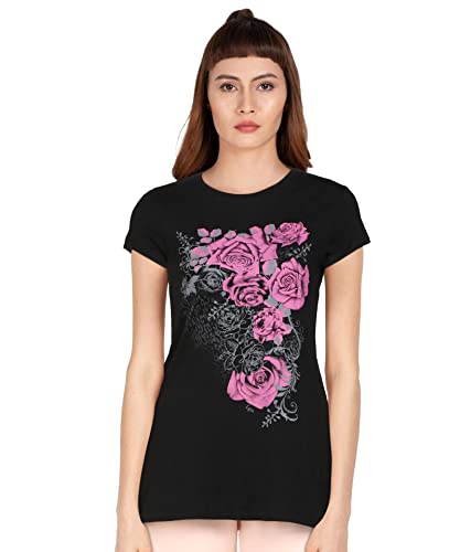 Image of Lyra Women's Cotton Regular Fit T-Shirt