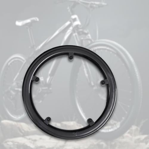 kowaku Bike Chain Guard Bicycle Chain Wheel Protector Portable with 5 Holes Sprocket Cover Mountain Bike for BMX Bikes Repair Parts, Black